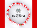 Cherry Charm Bracelet Collection with Red White and Gold Beads