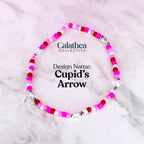 Red and Pink Bracelet Collection: Conversation Heart Charm Bracelets