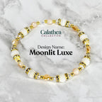 Starlight Shimmer Bracelet Collection - Pearl and Gold Star Bracelets