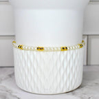 Starlight Shimmer Bracelet Collection - Pearl and Gold Star Bracelets