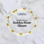 Starlight Shimmer Bracelet Collection - Pearl and Gold Star Bracelets