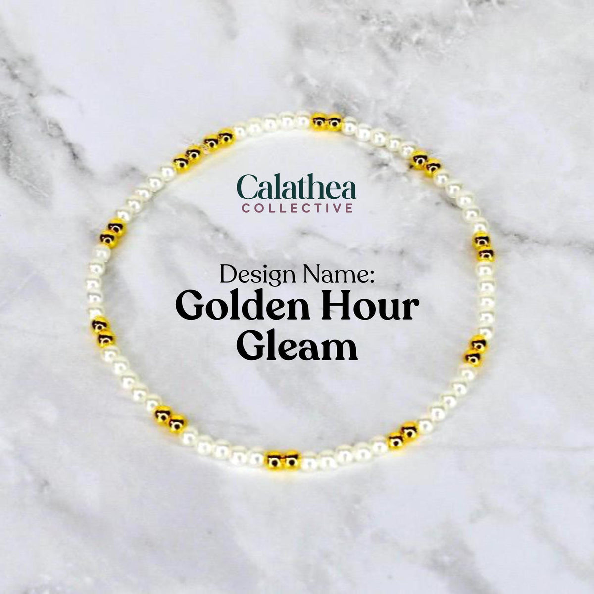 Starlight Shimmer Bracelet Collection - Pearl and Gold Star Bracelets