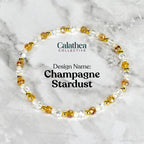 Starlight Shimmer Bracelet Collection - Pearl and Gold Star Bracelets