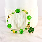 St. Patrick's Day Tumbler Handle Charm Bracelet