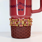 Red Velvet Cake Bracelet Collection: Crimson, Pink and Gold Bracelets
