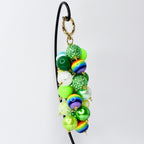 Saint Patrick's Day Beaded Bag Charm: Green Beaded Purse Accessory