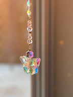Perfect Gift Idea Butterfly Suncatcher Crystal Rainbow Maker Beautiful Home Decoration Window Hanging Accessory Car Mirror Charm Magical Light Catcher Sparkling Prism Effect Creates Colorful Reflections Whimsical Design Nature Inspired