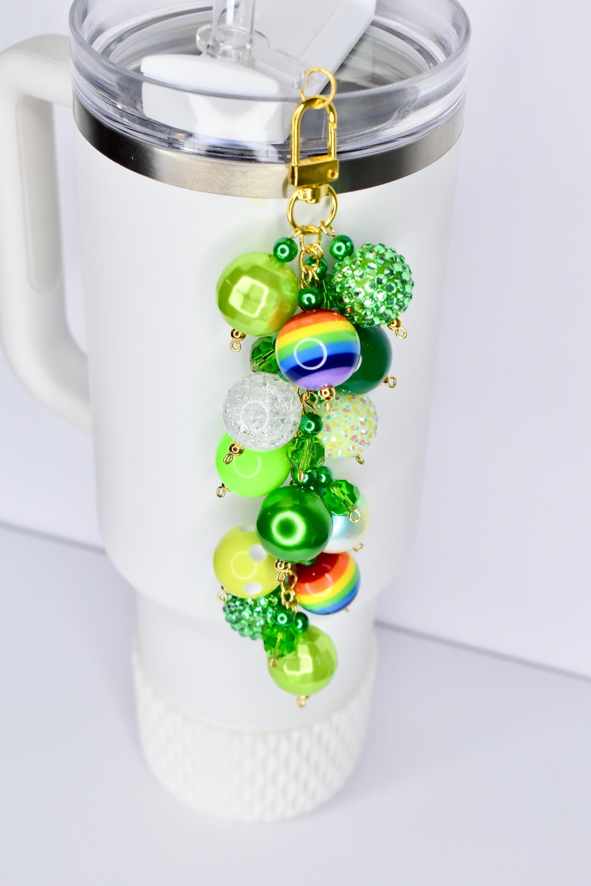 St Patrick's Day Tumbler Straw Charm