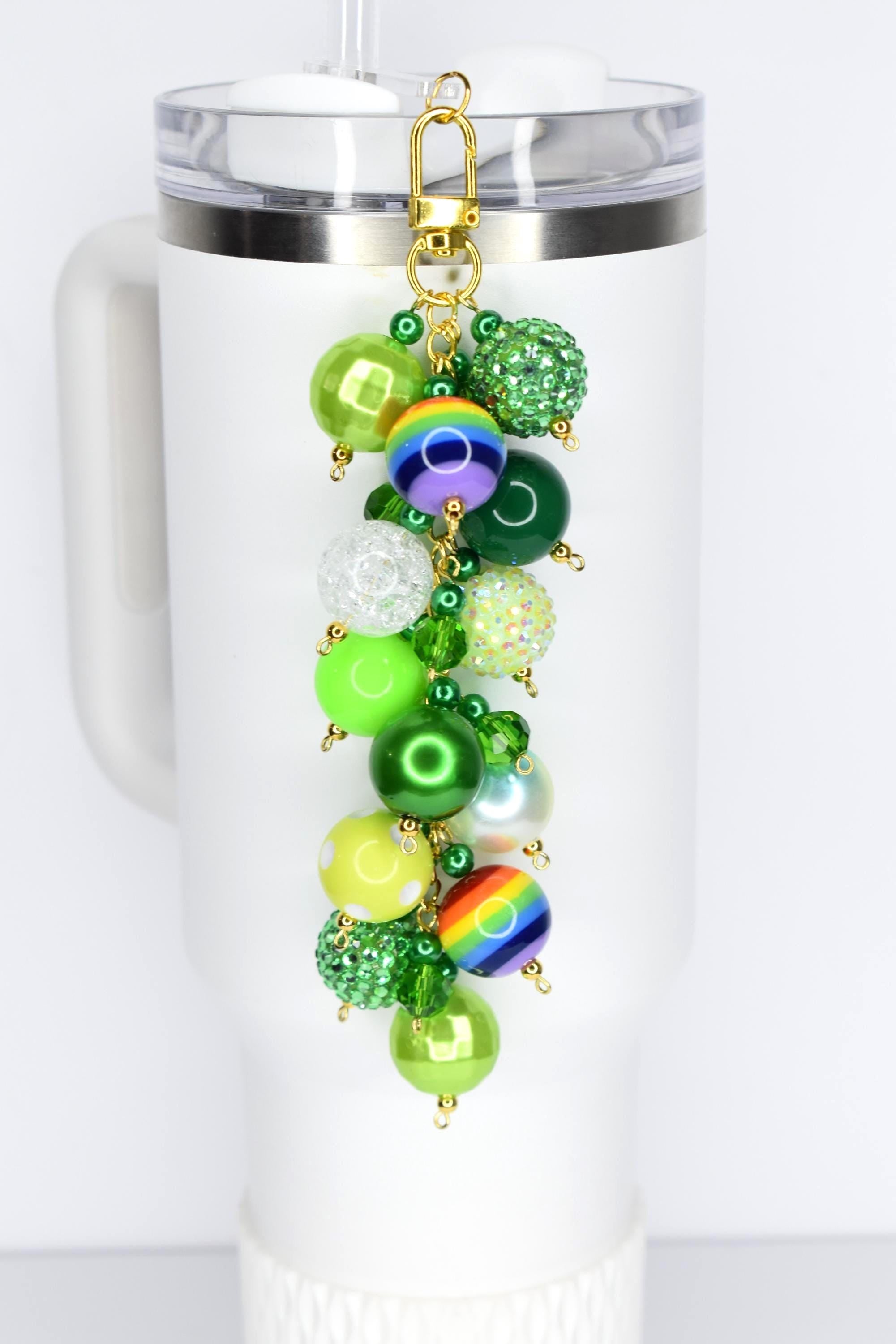 St Patrick's Day Tumbler Straw Charm
