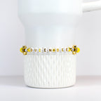 Yellow and Mint Bee Charm Bracelet Collection with Daisy Charm