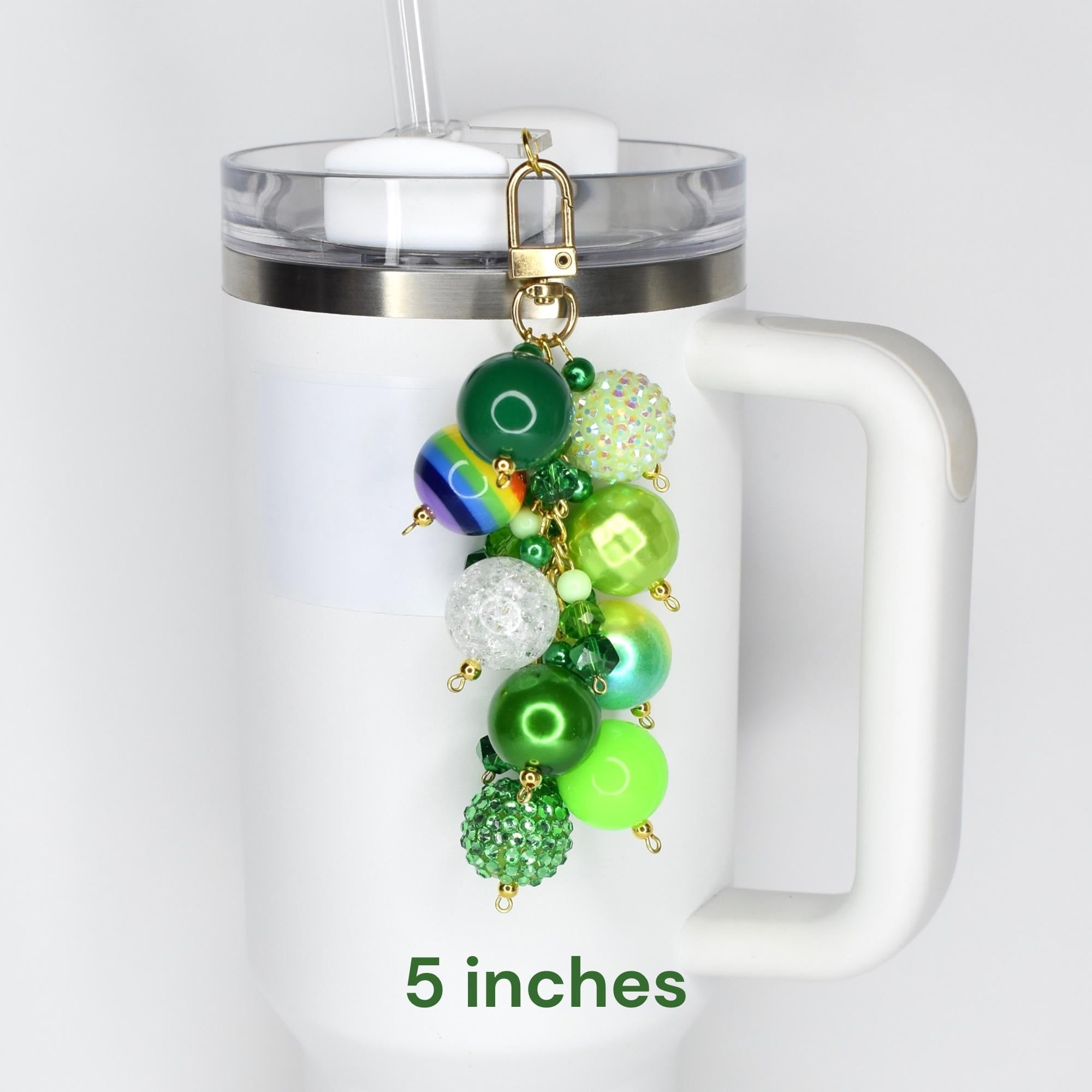 St Patrick's Day Tumbler Straw Charm