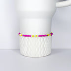 Yellow Pink Daisy Flower Bracelets