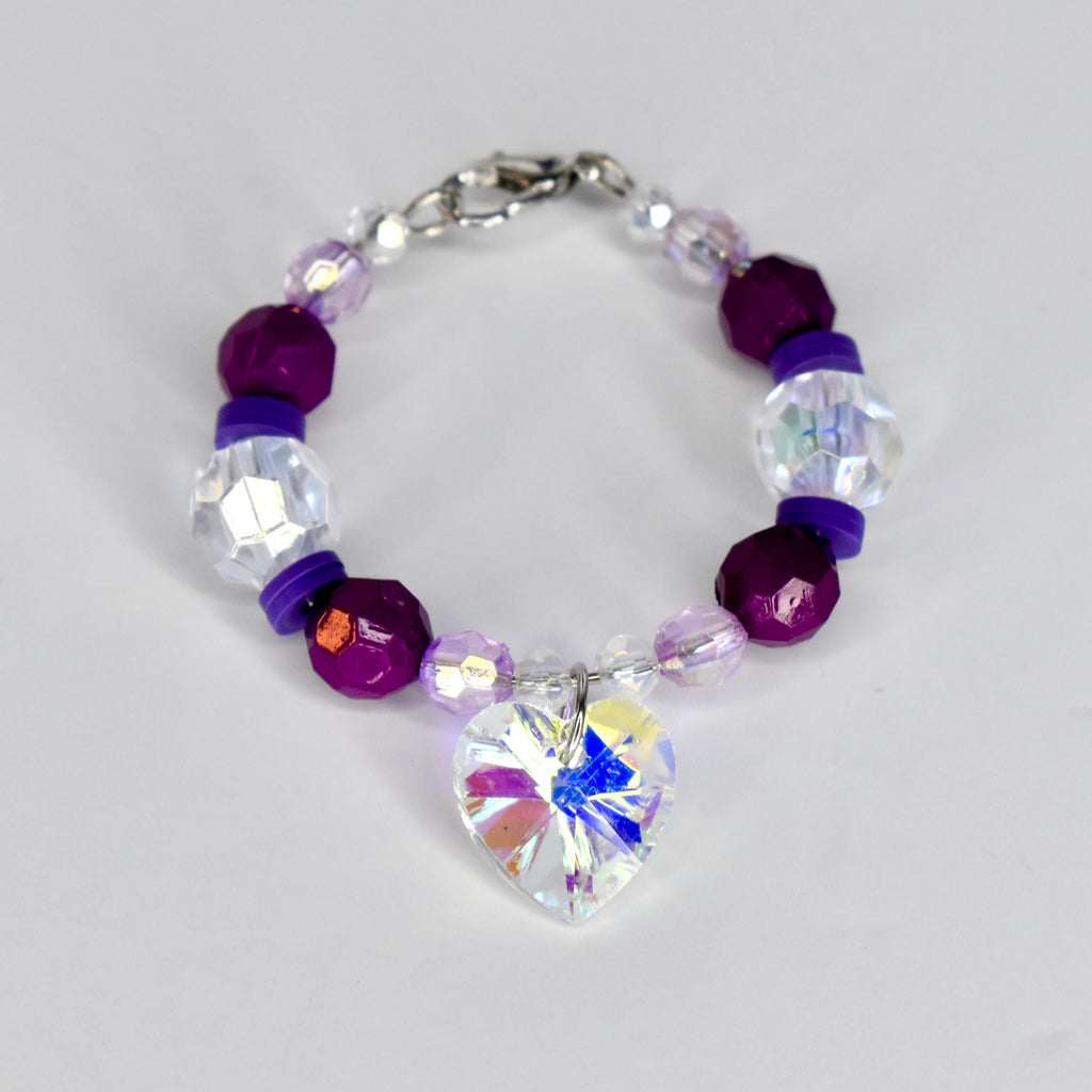 Purple Tumbler Handle Charm Bracelet