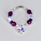 Purple Tumbler Handle Charm Bracelet
