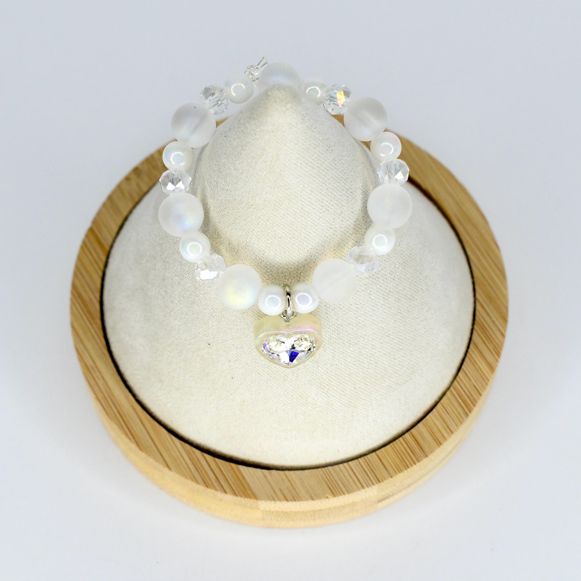Crystal Heart Charm Necklace for Monster Doll