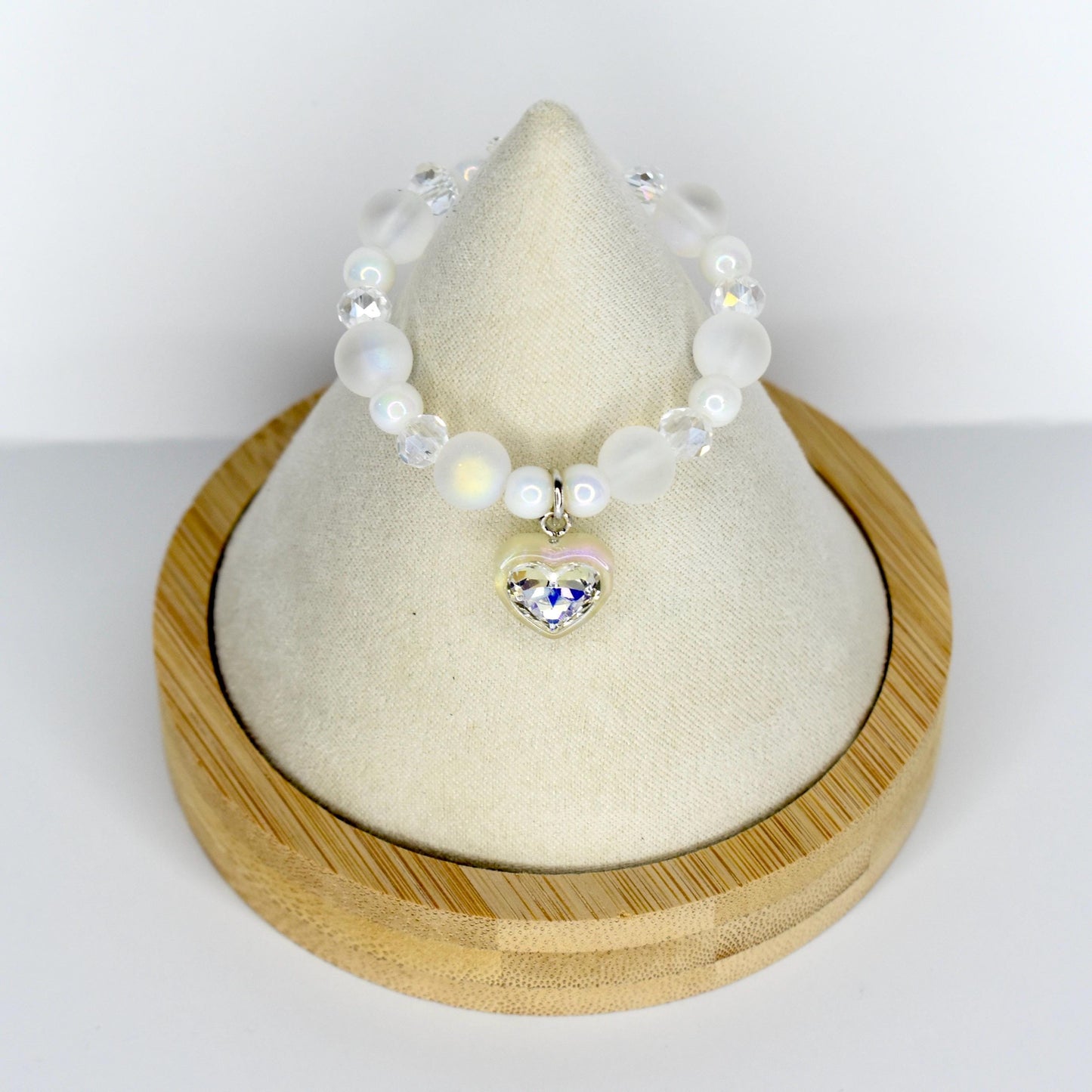 Crystal Heart Charm Necklace for Monster Doll