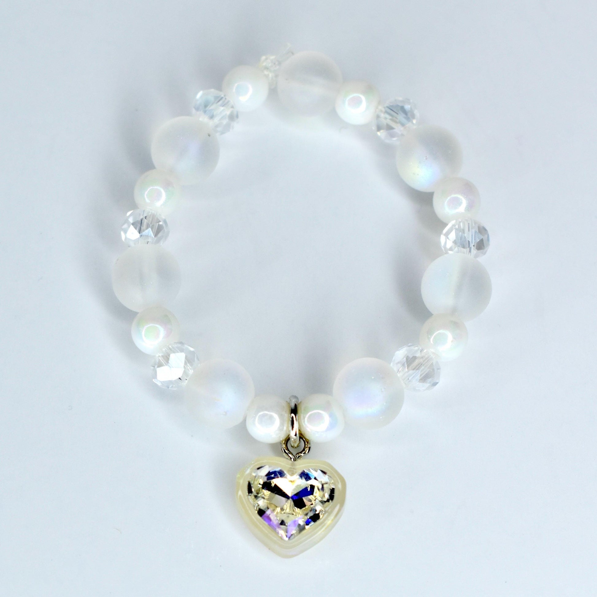 Crystal Heart Charm Necklace for Monster Doll