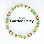 Lemon Breeze Bracelet Collection: Pink Yellow Green and Gold Beaded Bracelets with Crystal Accents