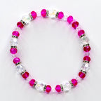 Hot Pink Violet Blossom Bracelet Collection