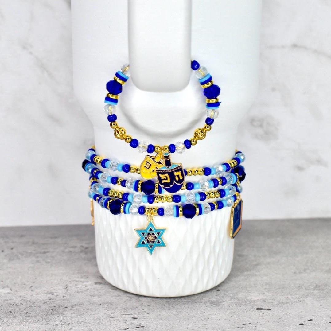 Hanukkah Celebration Charm Bracelets - 4 Piece Set