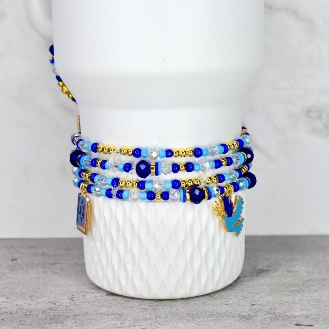 Hanukkah Celebration Charm Bracelets - 4 Piece Set