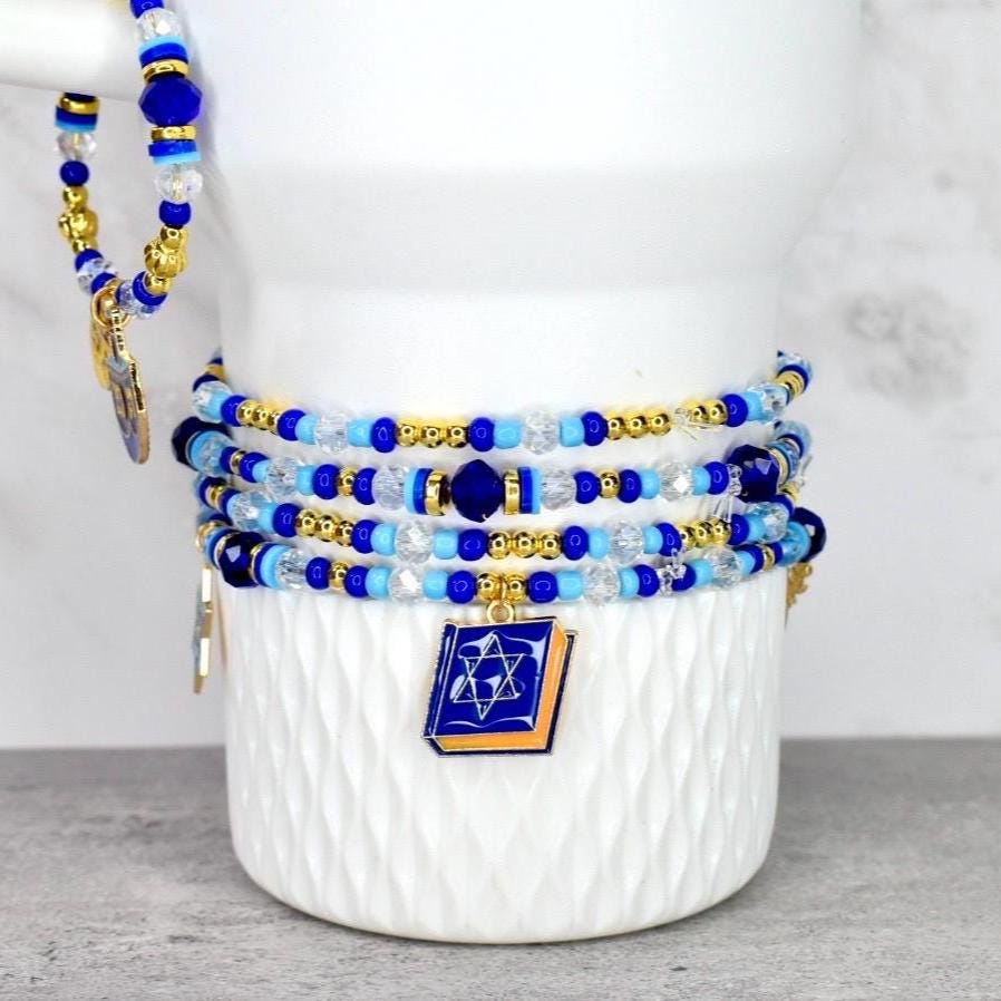Hanukkah Celebration Charm Bracelets - 4 Piece Set