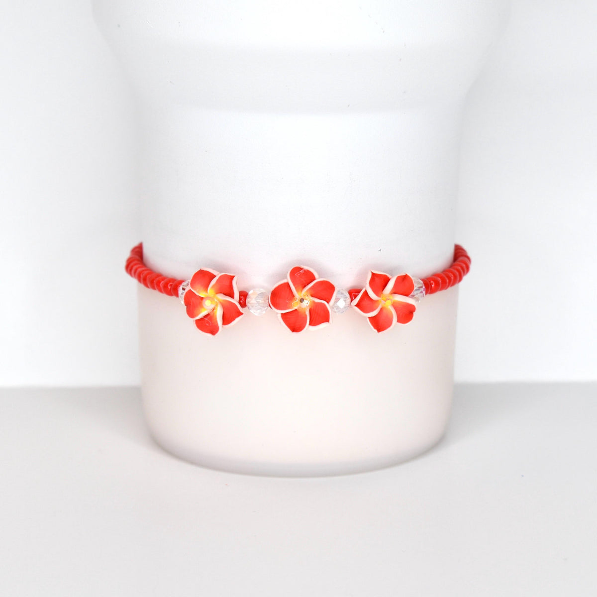 Plumeria Flower Bracelet Collection