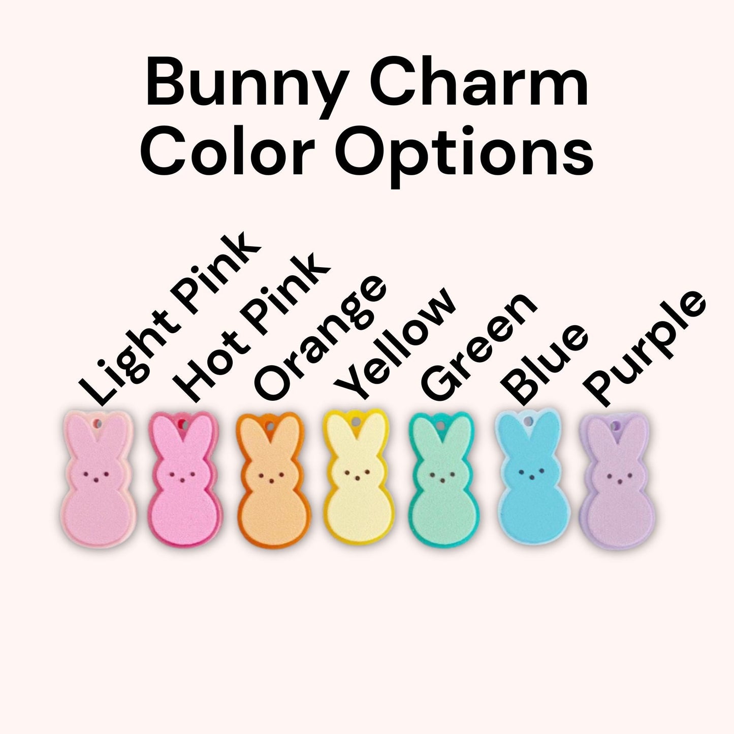 PEEPS Bunny Pastel Beaded Necklace | Easter Jewelry | Kids & Adults | Spring Accessory