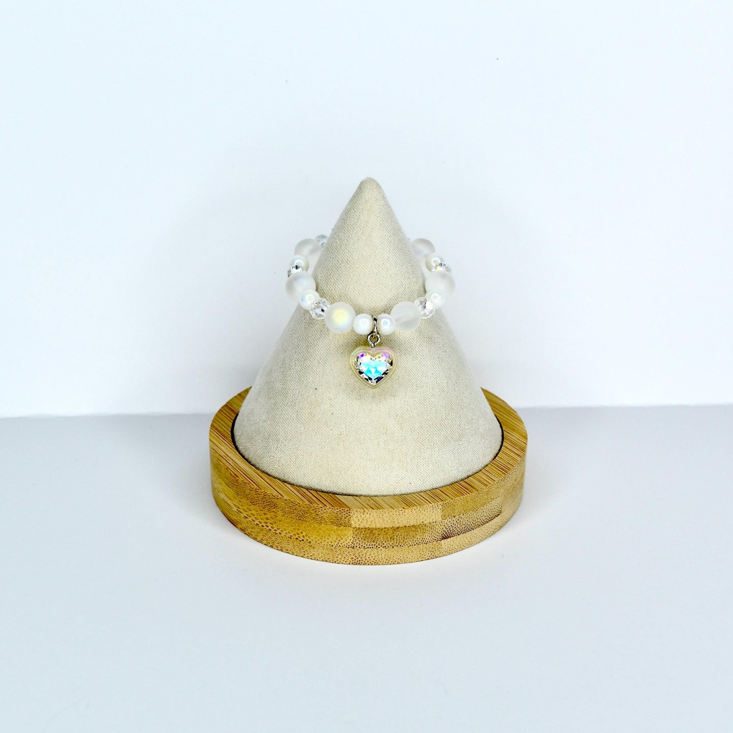 Crystal Heart Charm Necklace for Monster Doll