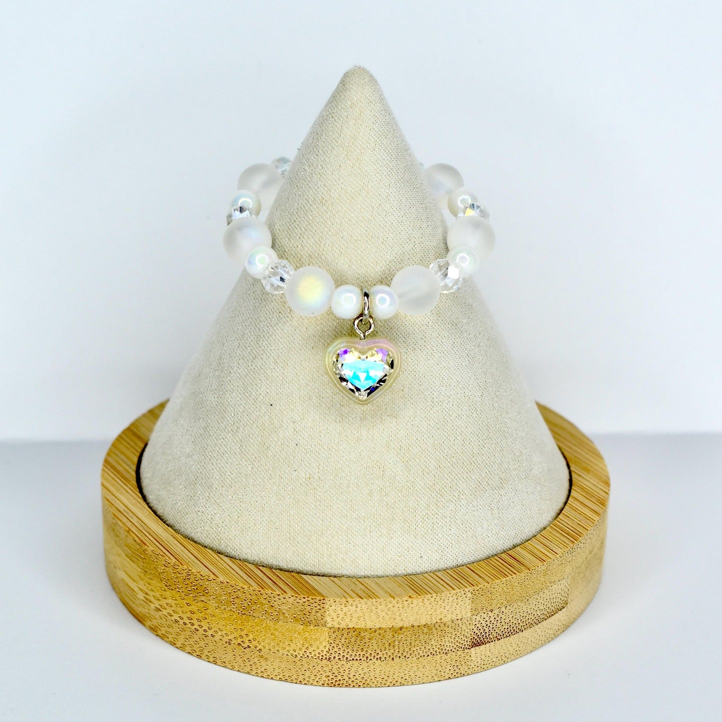 Crystal Heart Charm Necklace for Monster Doll