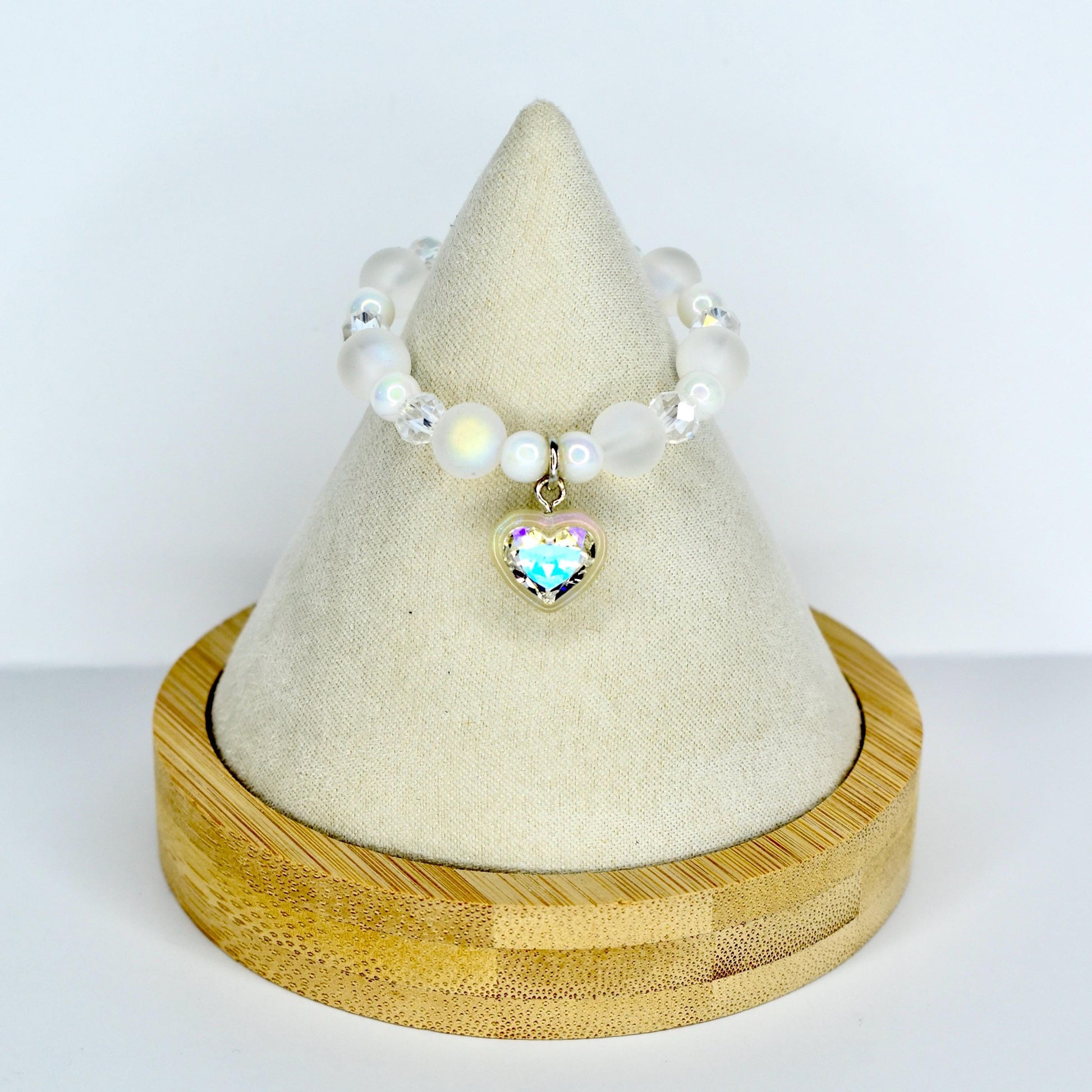 Crystal Heart Charm Necklace for Monster Doll