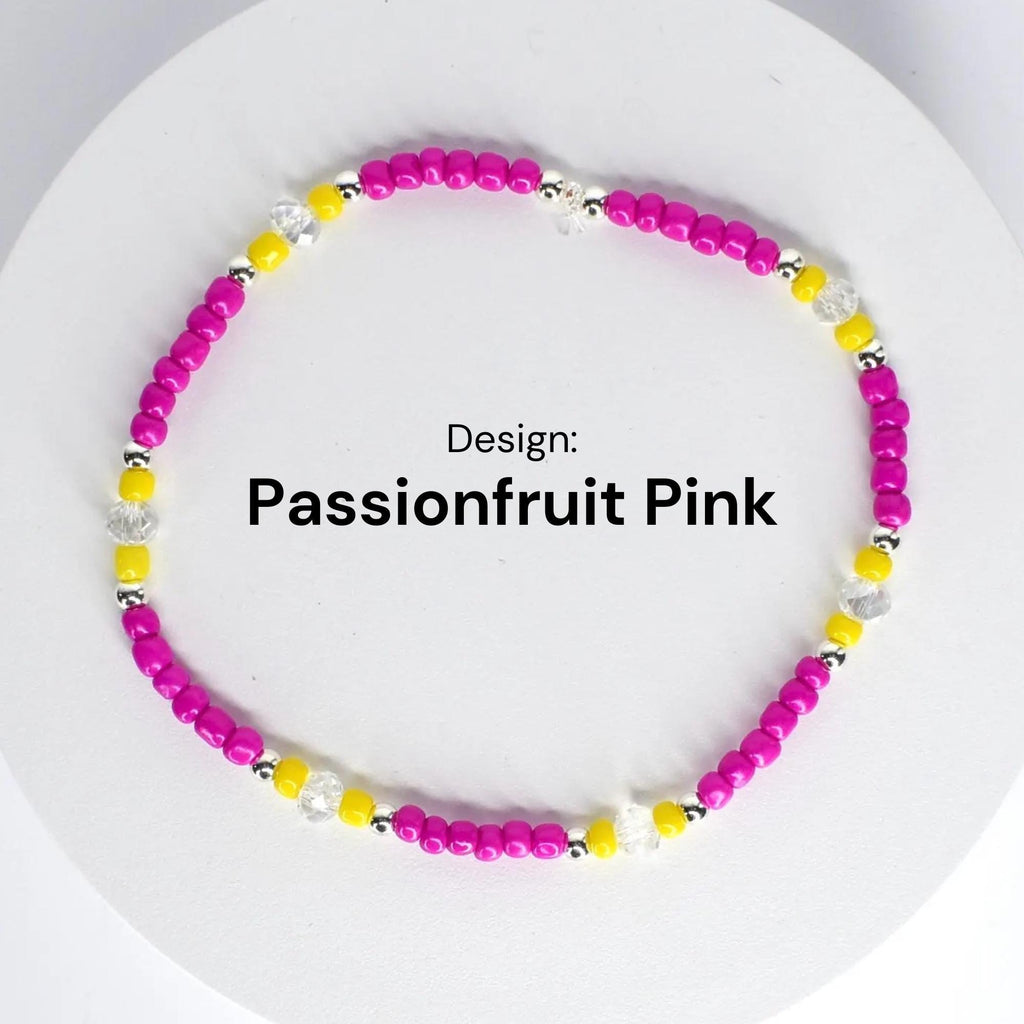 Yellow Pink Daisy Flower Bracelets