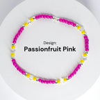 Yellow Pink Daisy Flower Bracelets