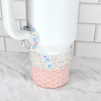 Romantic Ocean Bracelet Collection: Pink, Blue and Crystal Beaded Bracelets