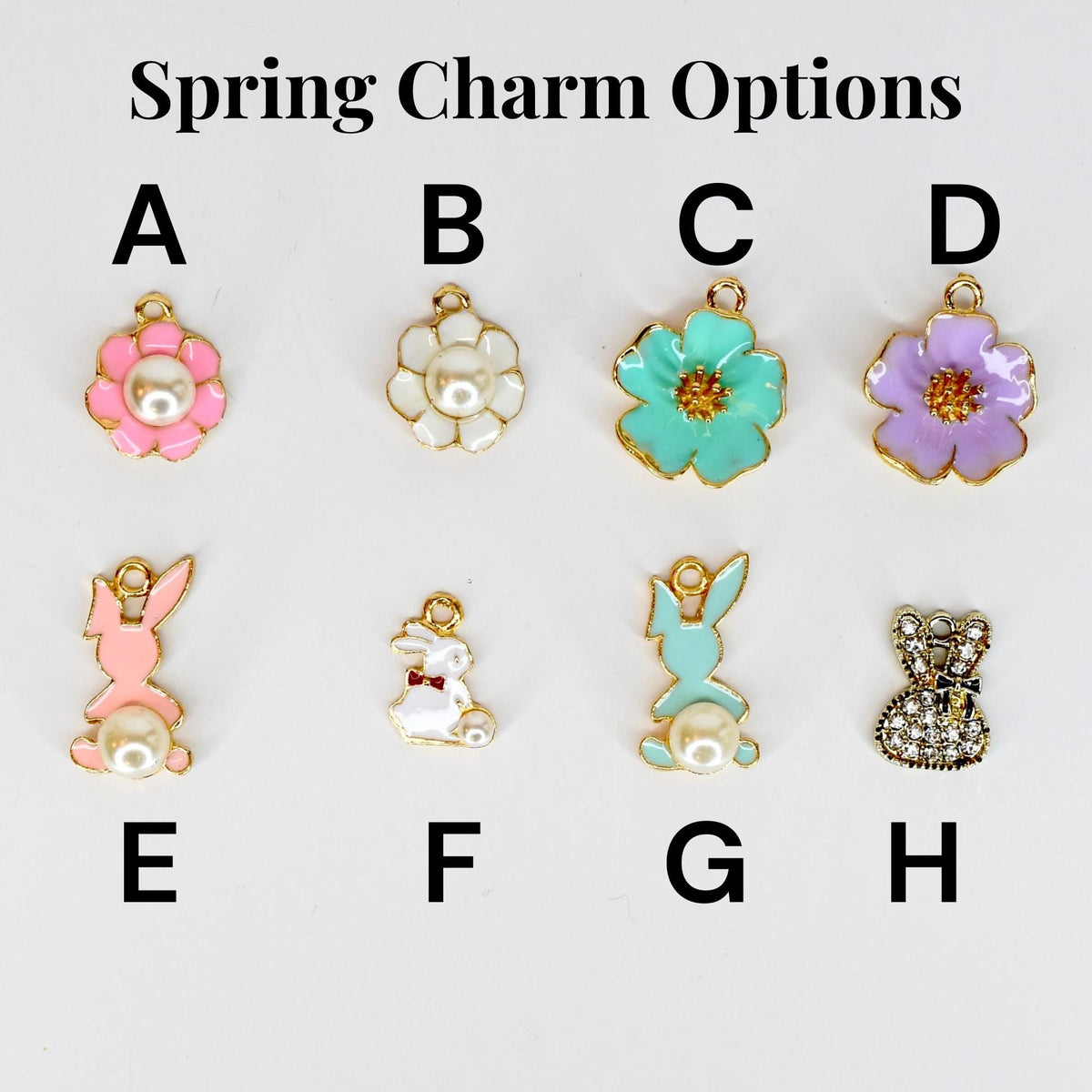 Pastel Spring Blossom Tumbler Handle Bracelet