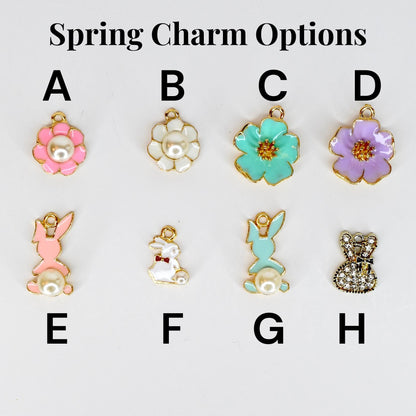 Pastel Spring Blossom Tumbler Handle Bracelet