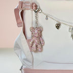 Vitalize Bag Chain Charm and Optional Rhinestone Bear Focal Charm
