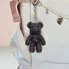 Vitalize Bag Chain Charm and Optional Rhinestone Bear Focal Charm
