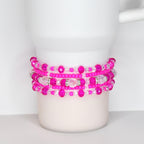 Hot Pink Violet Blossom Bracelet Collection