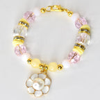 Pastel Spring Blossom Tumbler Handle Bracelet