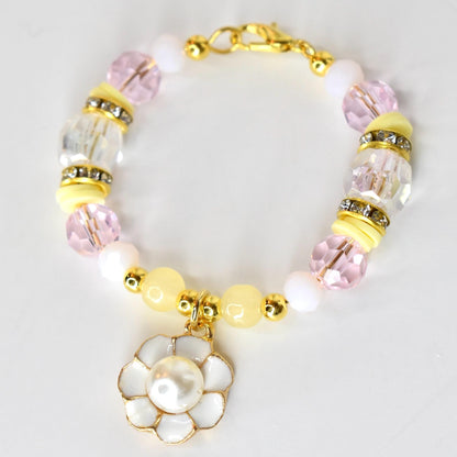 Pastel Spring Blossom Tumbler Handle Bracelet