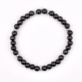Simple Sparkle Pearl Bracelet | Faux Pearl Beaded Bracelet with Silver Spacers