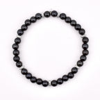Simple Sparkle Pearl Bracelet | Faux Pearl Beaded Bracelet with Silver Spacers