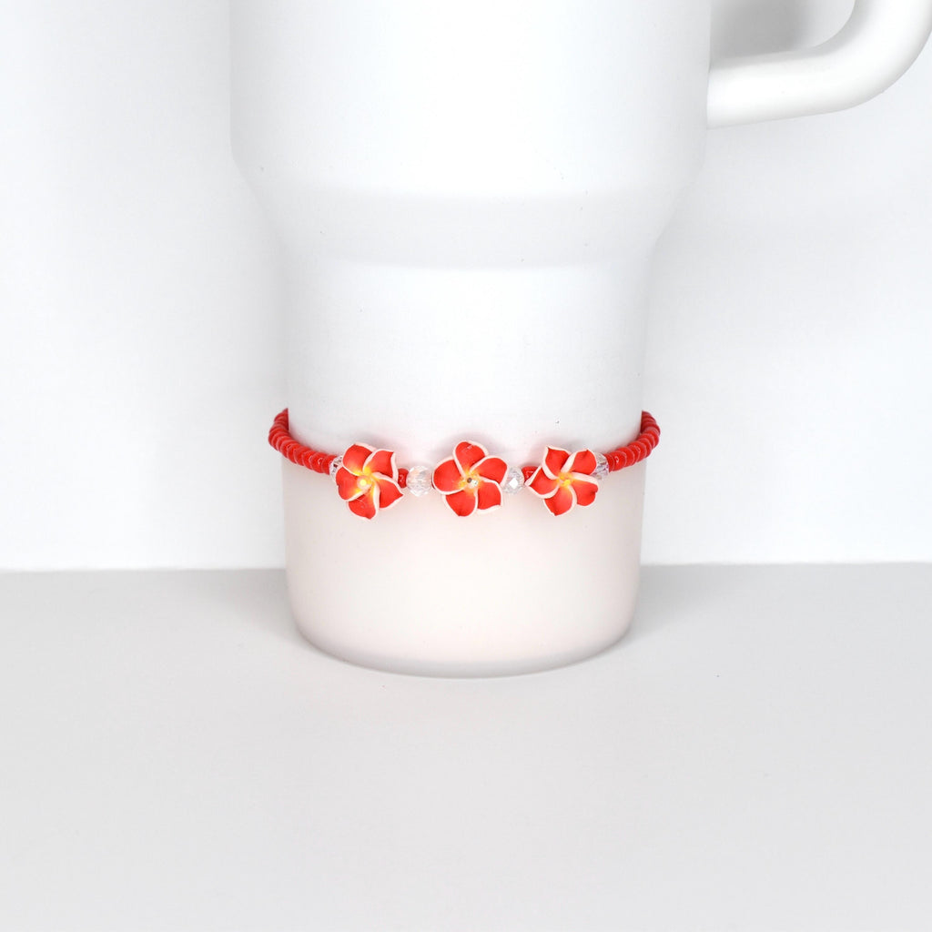 Plumeria Flower Bracelet Collection