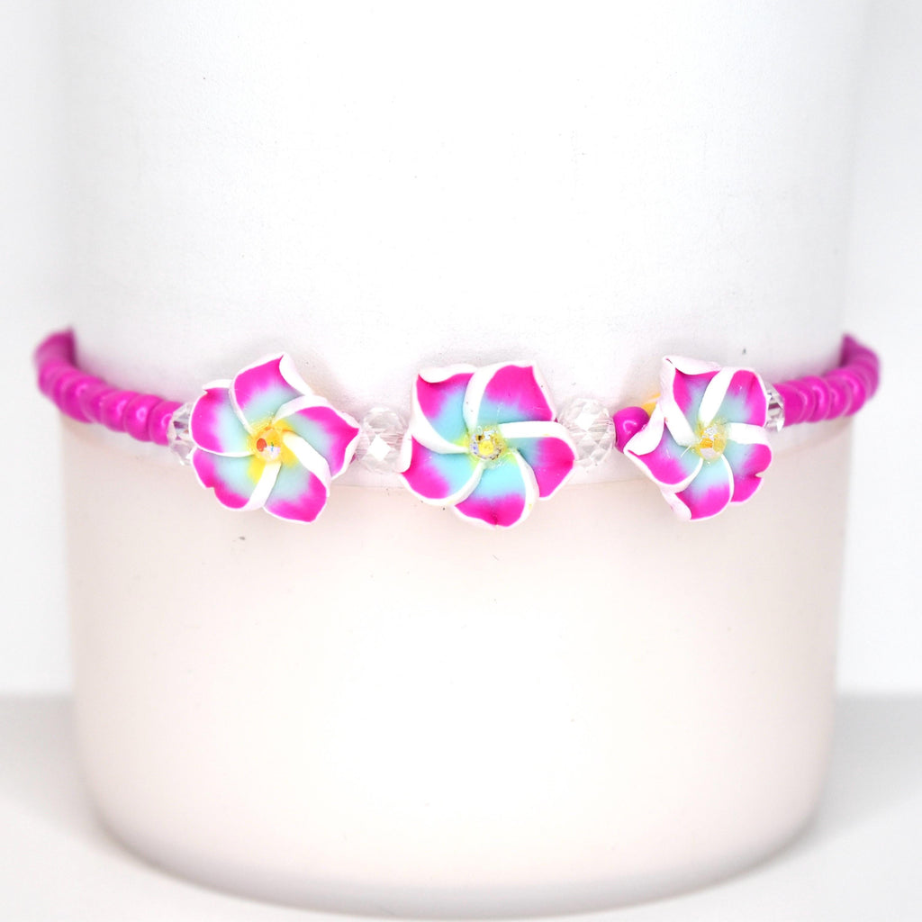 Plumeria Flower Bracelet Collection
