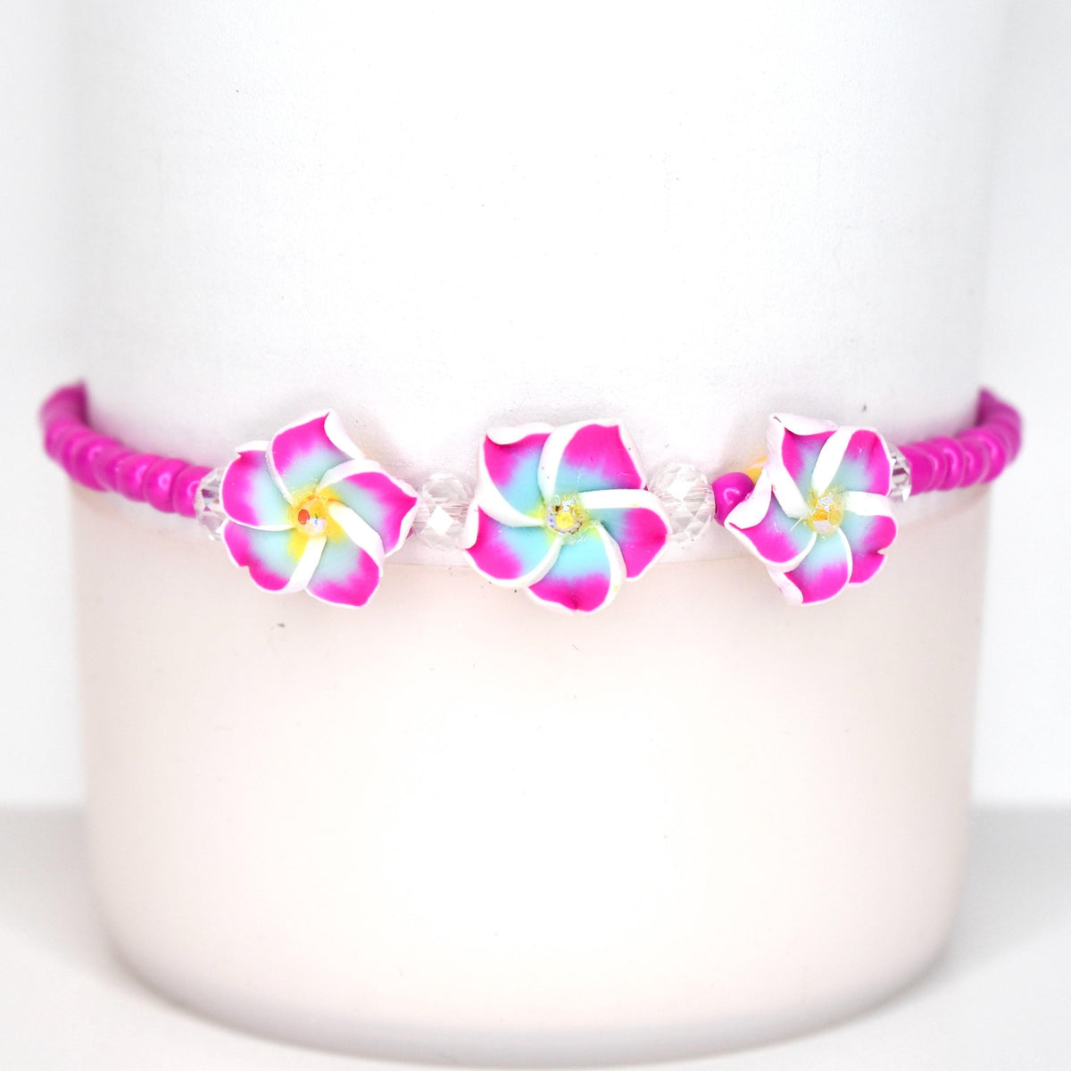 Plumeria Flower Bracelet Collection