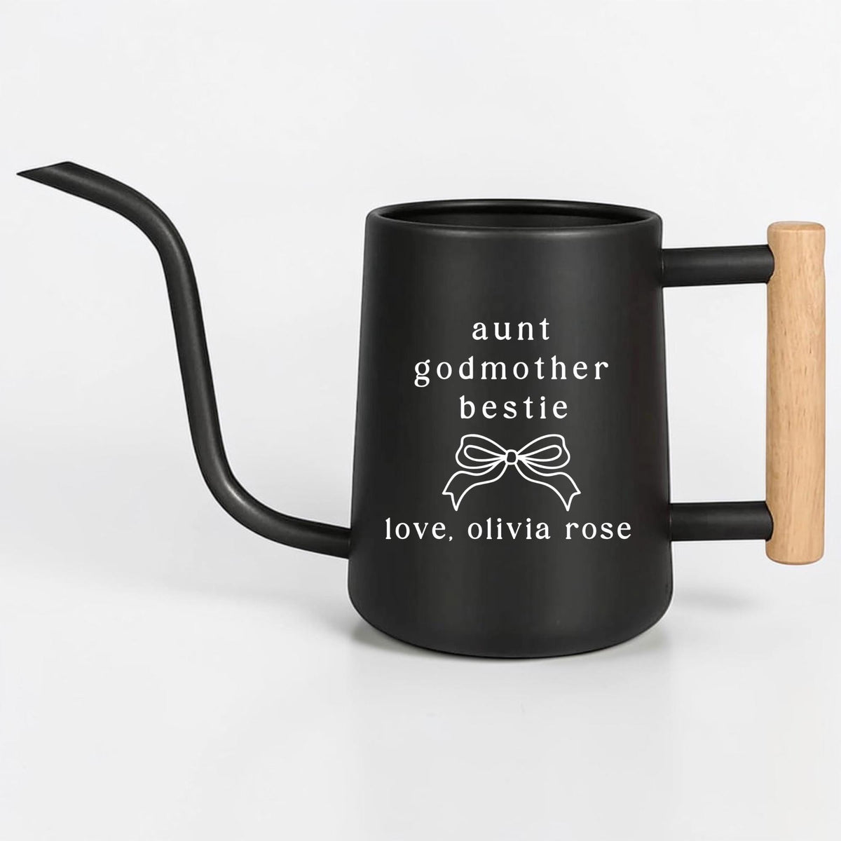Personalized Watering Can | Coquette Bow Plant Lover Gift