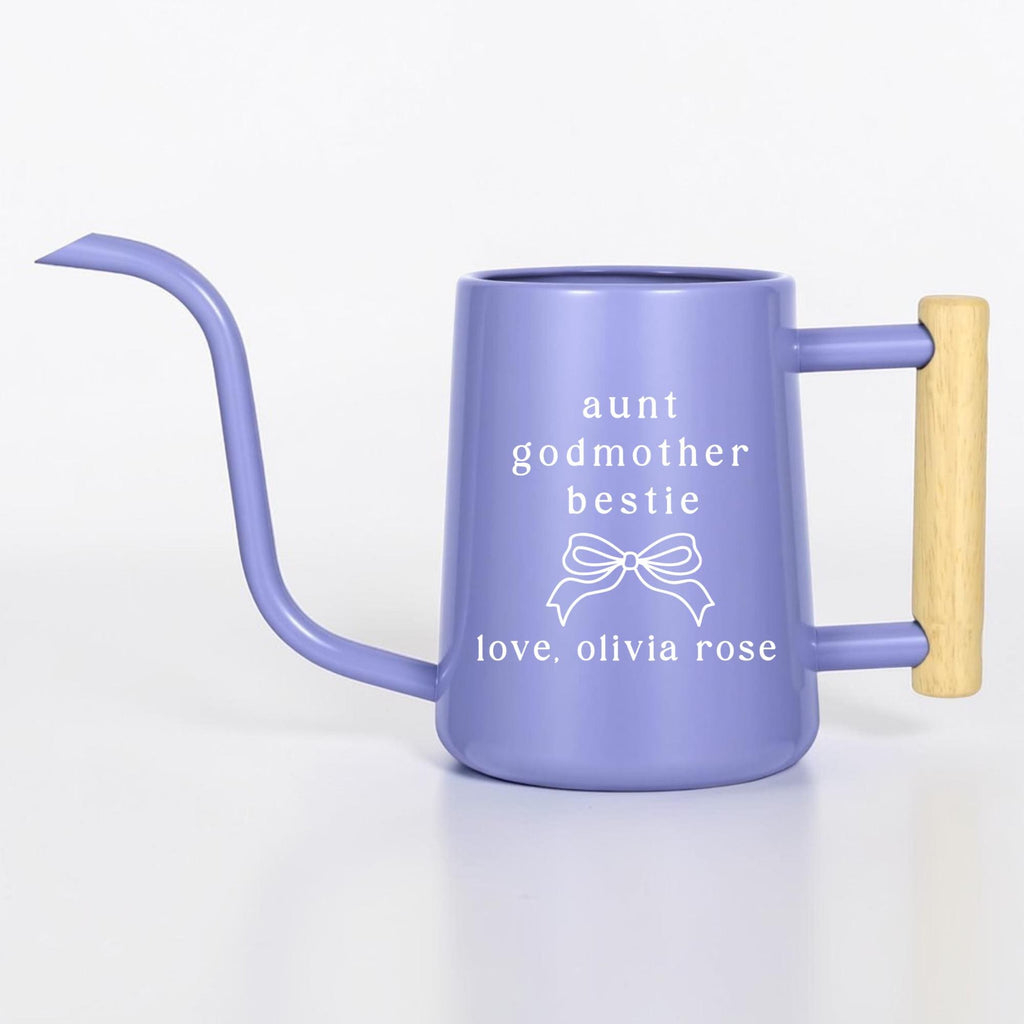 Personalized Watering Can | Coquette Bow Plant Lover Gift