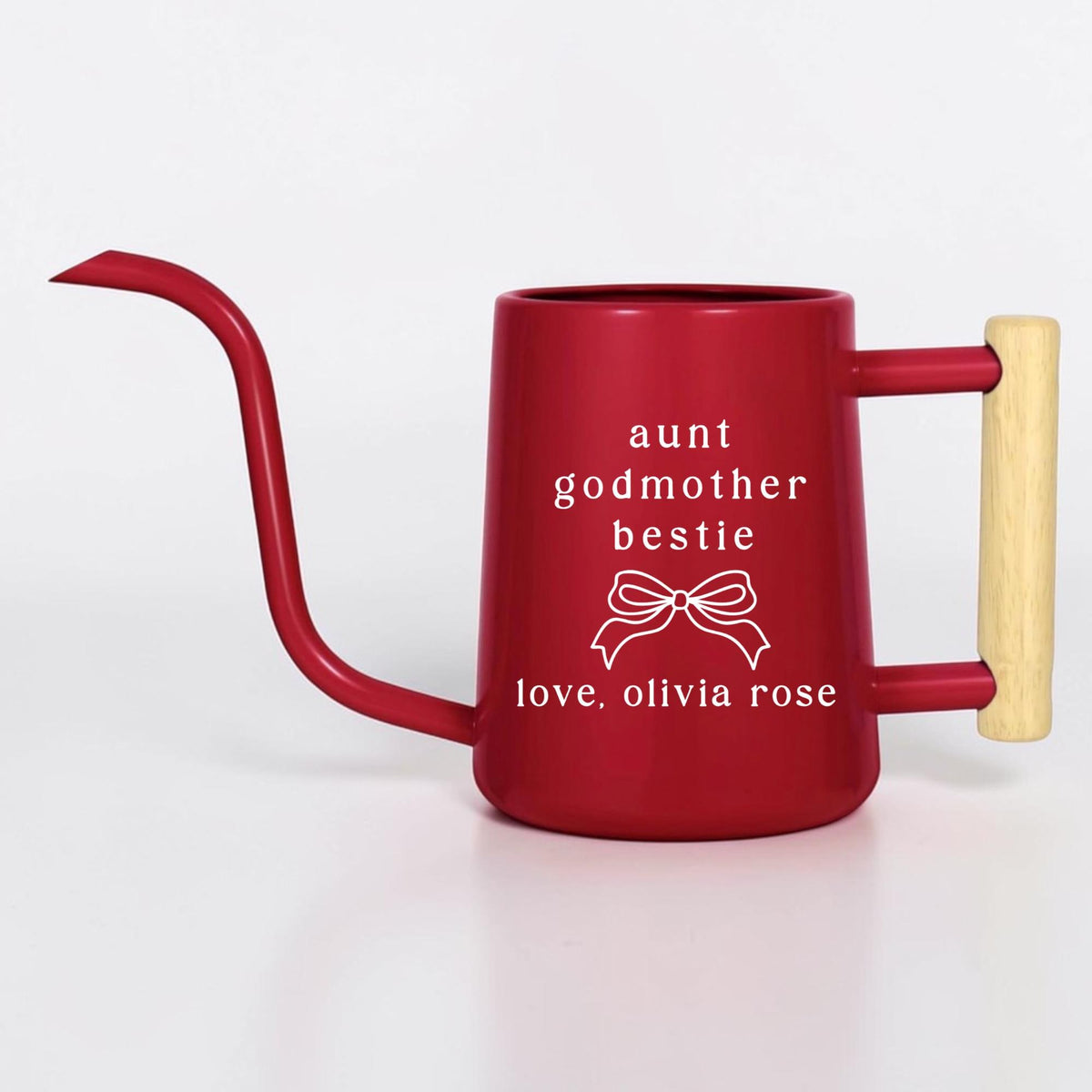 Personalized Watering Can | Coquette Bow Plant Lover Gift