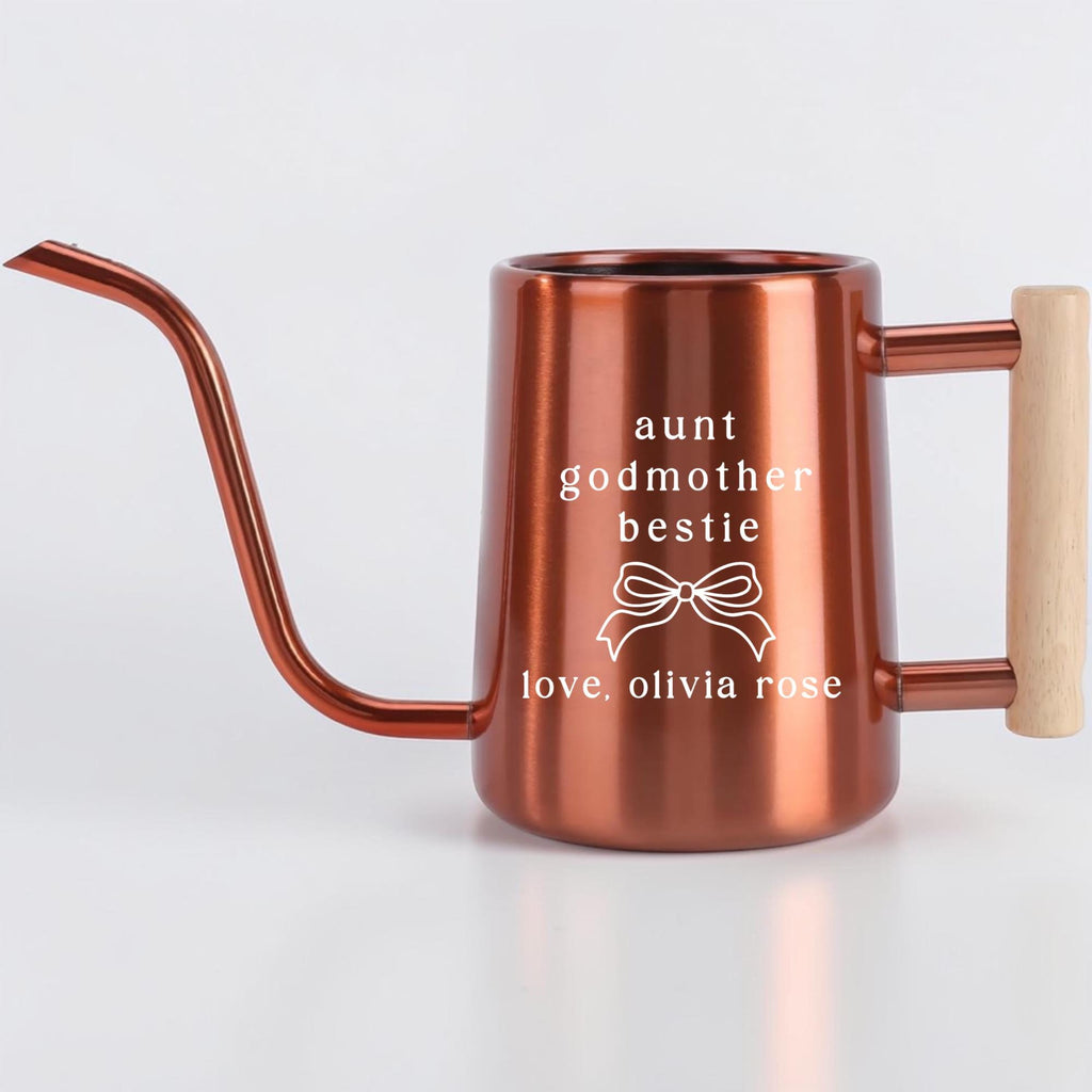 Personalized Watering Can | Coquette Bow Plant Lover Gift